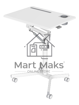 Стол для ноутбука Cactus VM-FDS101B столешница МДФ белый 70x52x107см (CS-FDS101WWT)