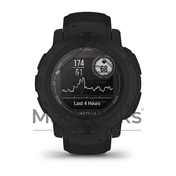 Смарт-часы Garmin pametni sat Instinct2 SOLAR Tactical Edition Black 28797 753759278892