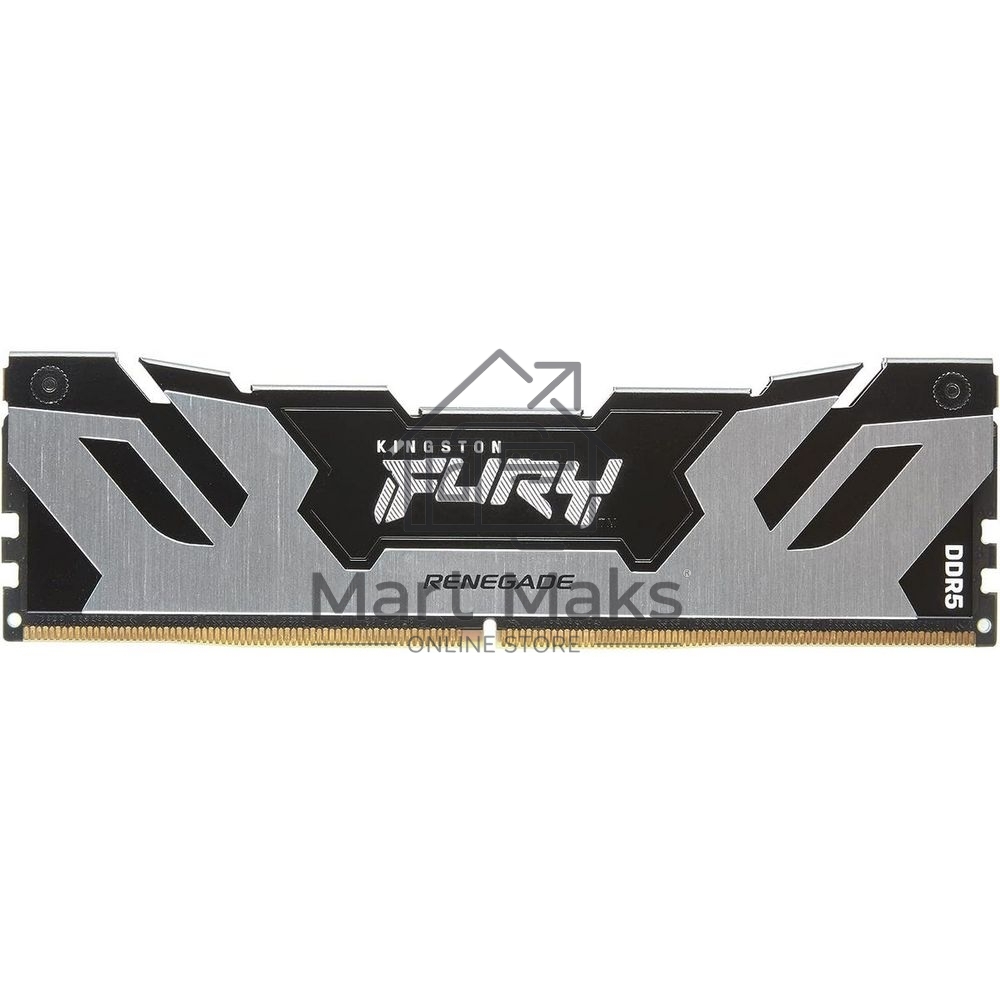 Оперативная память Kingston Fury Renegade, DDR5, 32GB (2x16GB), 8000MHz, CL38, DIMM, с радиаторами, серебристый/черный