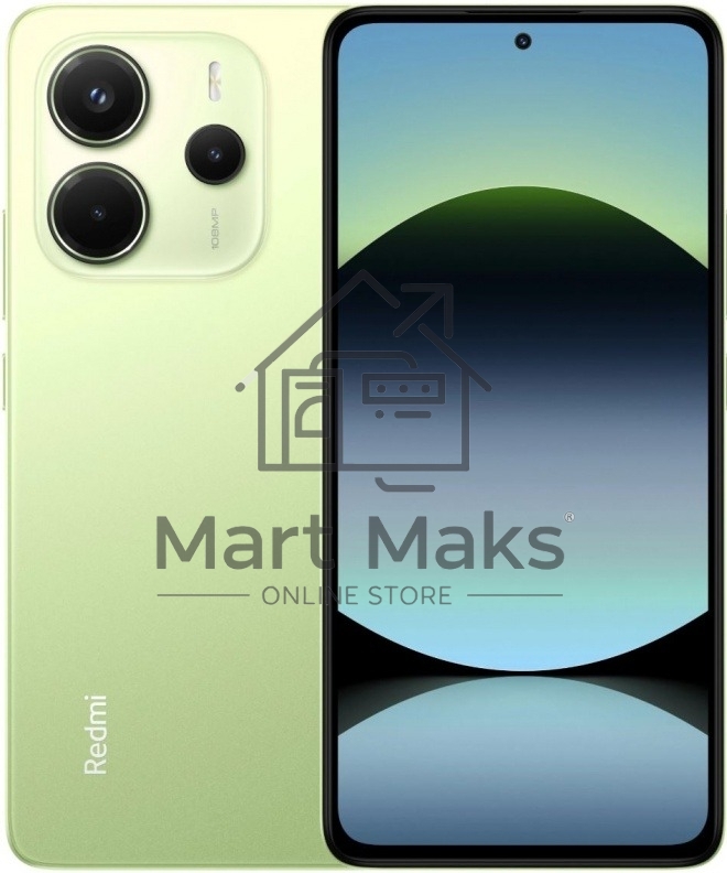 Смартфон Xiaomi Redmi Note 14, 8/256Gb, зеленый