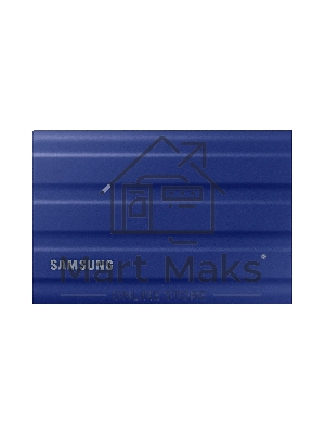 Внешний SSD Samsung T7 Shield, 1TB, USB 3.2 Gen 2 Type-C, R/W 1050/1000, синий