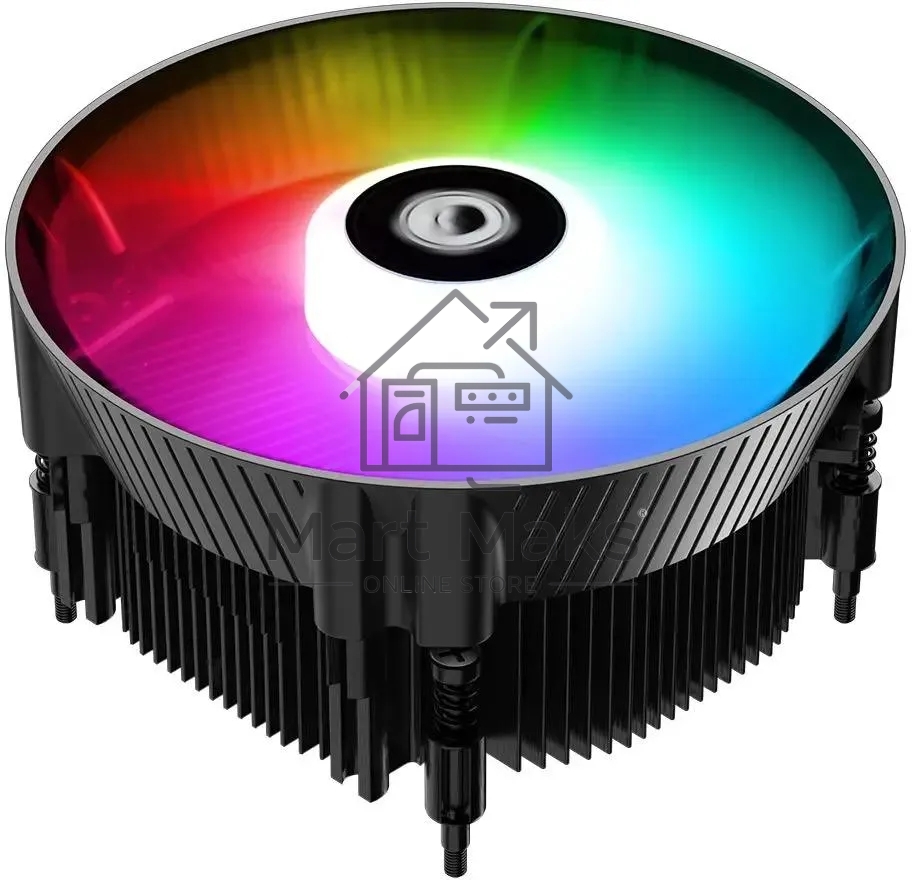 Кулер ID-Cooling DK-07i RAINBOW черный 120мм алюминий 1800rpm 26db 4-pin 125W 60мм