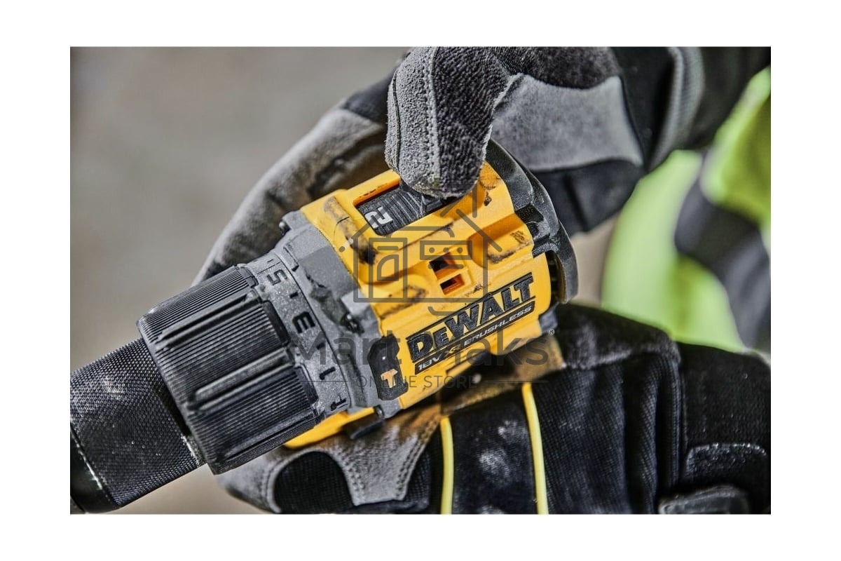 Дрель-шуруповерт DeWalt DCD805P2T-QW, Аккумуляторная, 18В, 2 АКБ, Кейс