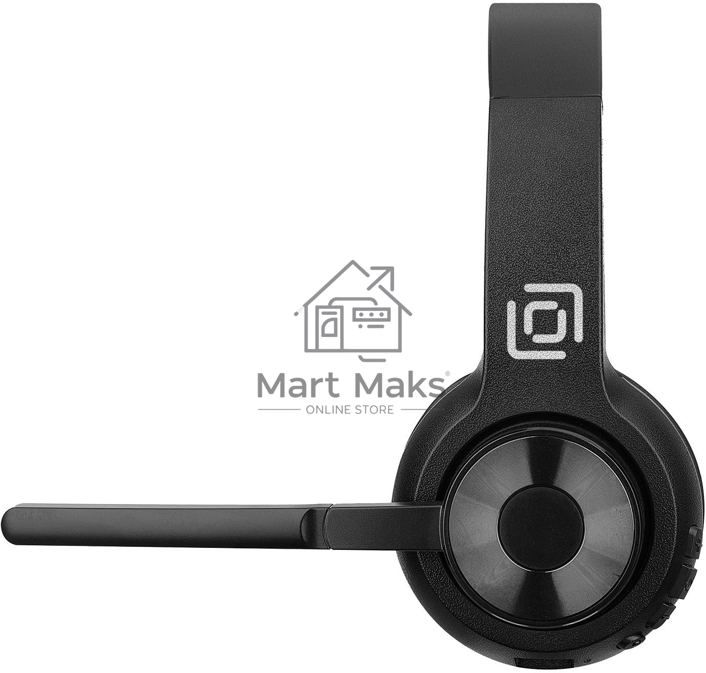 Наушники с микрофоном Оклик HS-M310 черный 1.5м накладные BT оголовье