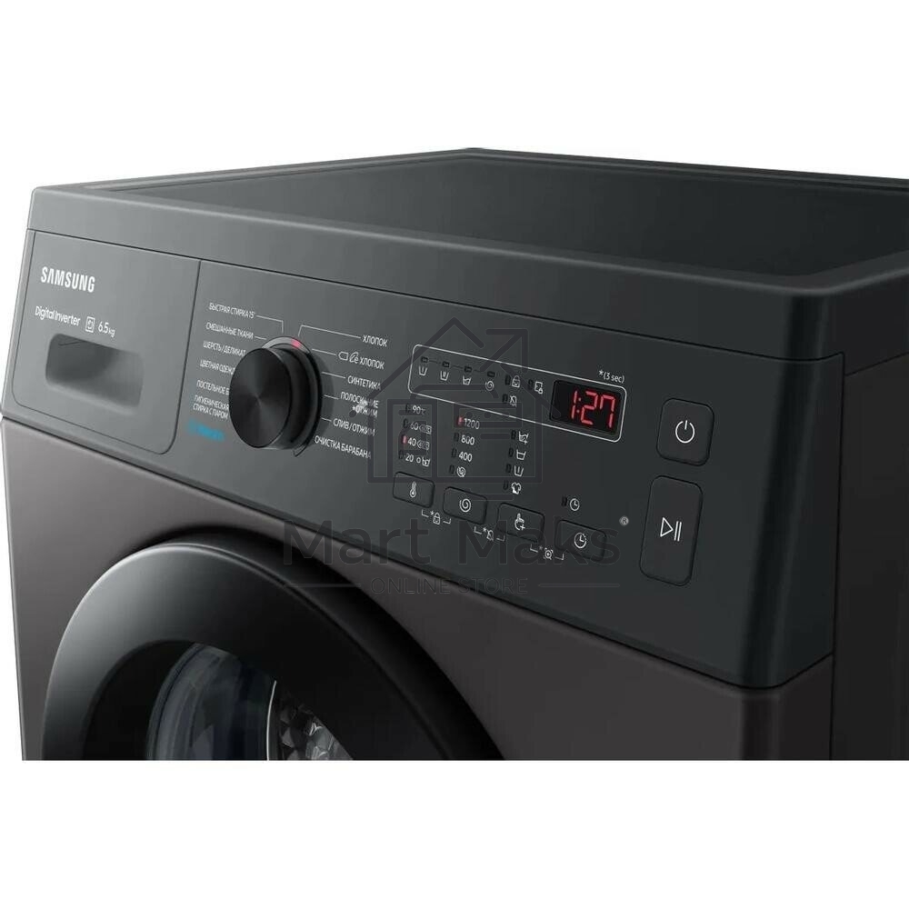 Стиральная машина Samsung WW65AG4S20CX/LP серый, загрузка фронтальная 6,5 кг, 1200 об/мин., класс: А