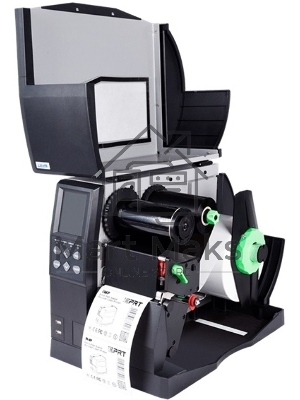 Принтер этикеток термотрансферный iDPRT iX4P Industrial 600 dpi, 102 мм/cек, USB, RS232, USB Host, Ethernet RJ-45, черный