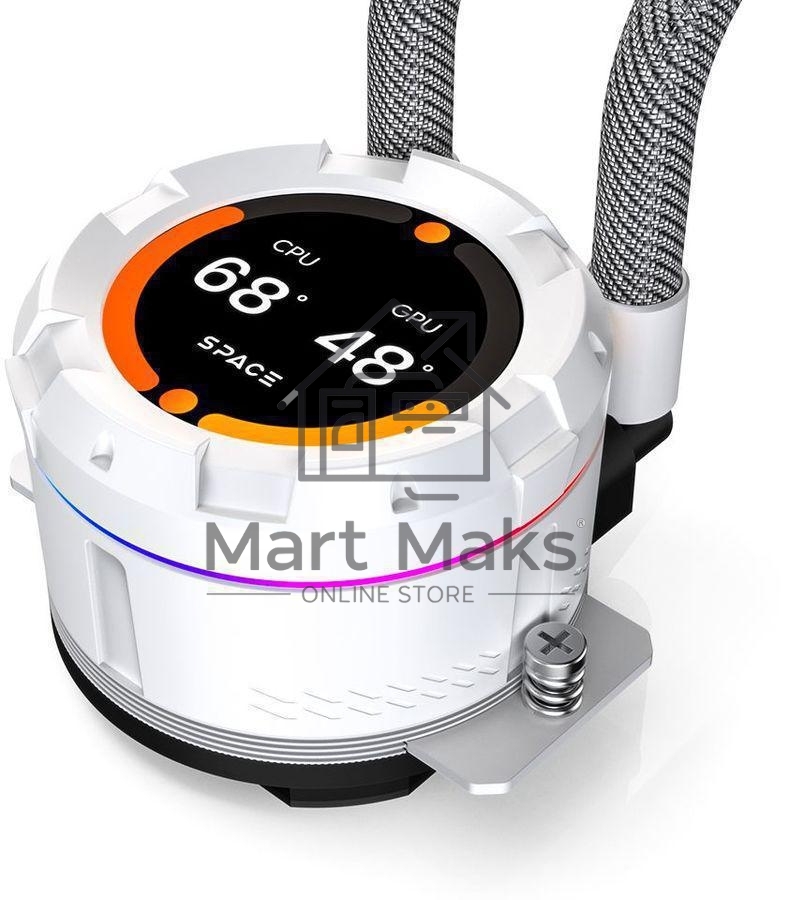 СВО для процессора ID-COOLING SL360 XE белый 120мм алюминий+медь 1800rpm 30db 4-pin 350W