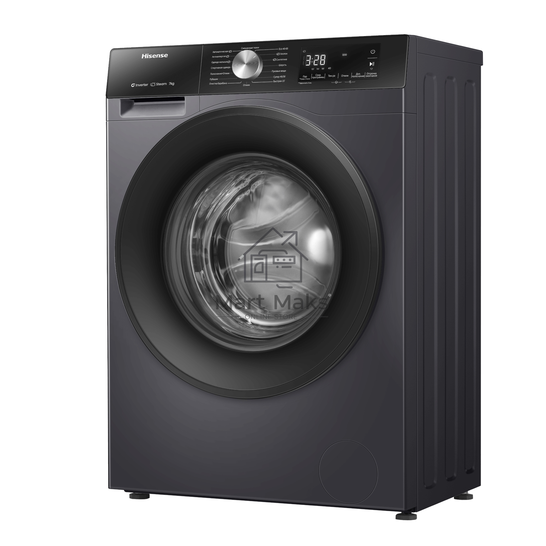 Стиральная машина Hisense WF3S7021BB Чёрный загр.фронтальная макс.:7кг 1200 об/мин класс: А