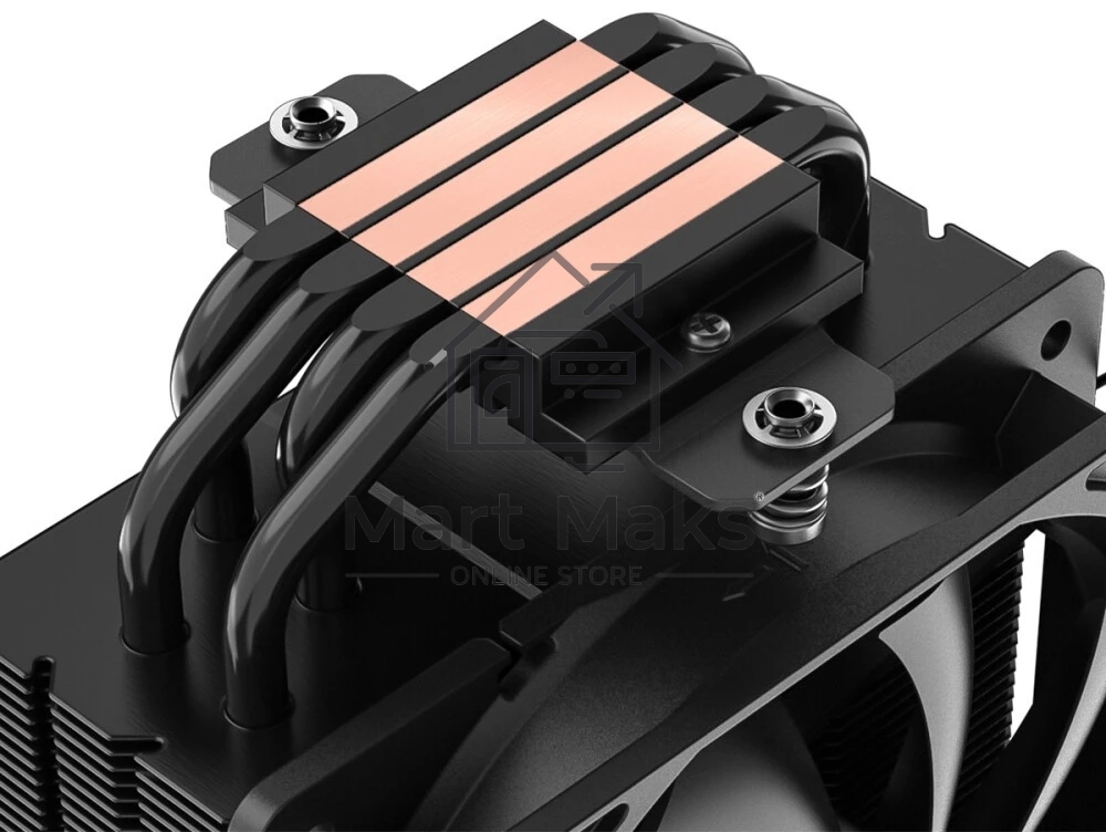 Кулер для процессора ID-COOLING SE-214-XT BLACK  120мм алюминий+медь 1500rpm 27db 4-pin 180W 150мм