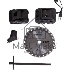 Пила дисковая PIONEER BCIS-E20V40BL-190-01 черный, синий