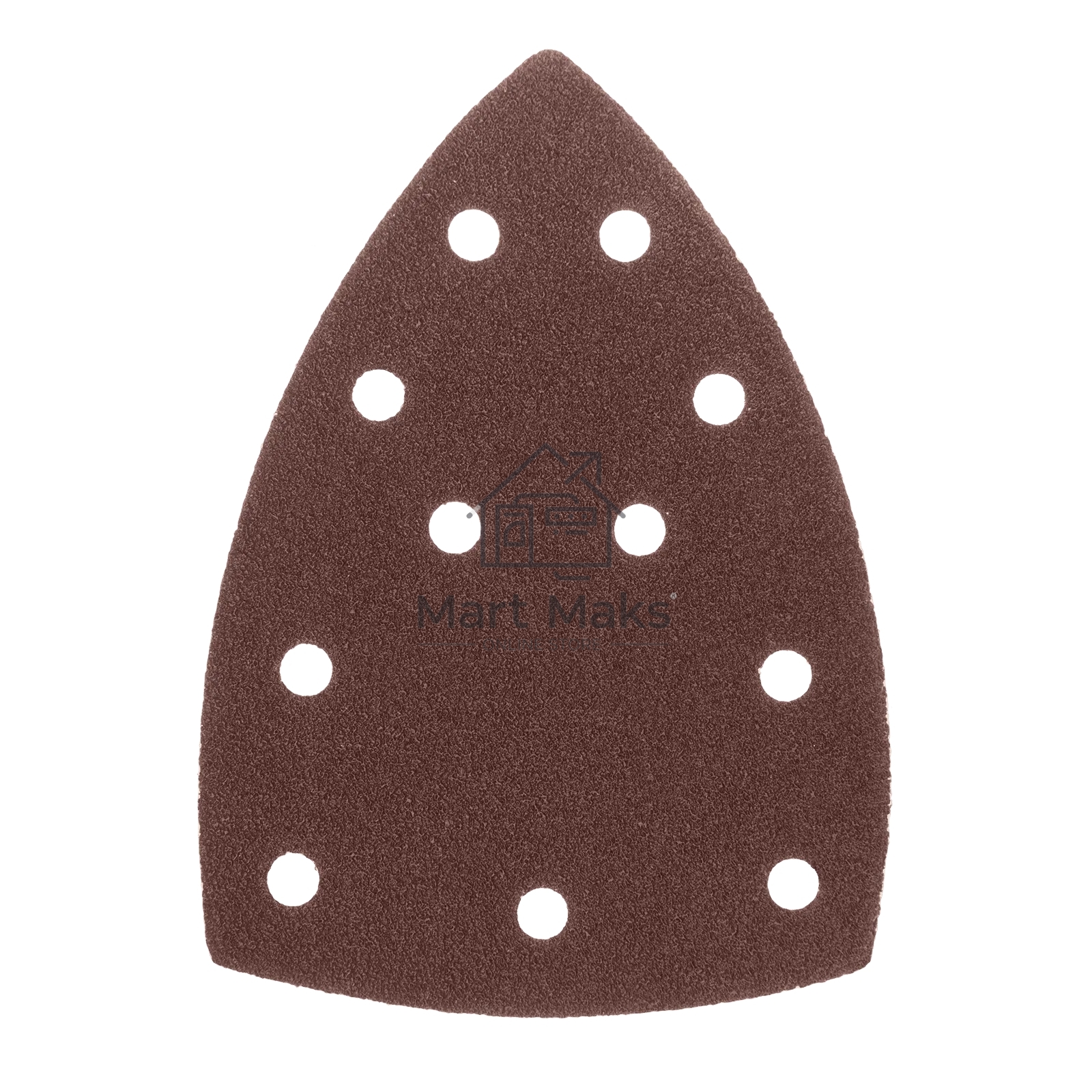 Треугольник абразивный Denzel на ворc. подложке под 