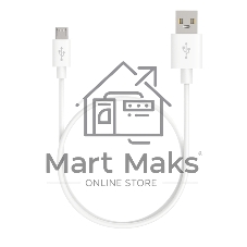 Кабель Maxvi MC-01 white USB-A - microUSB ток макс. нагрузки 2А, макс. напряжение 5V; стандарт USB 2.0; длина 1м, материал PVC, белый