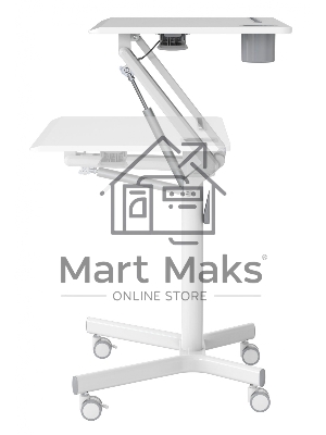 Стол для ноутбука Cactus VM-FDS101B столешница МДФ белый 70x52x107см (CS-FDS101WWT)