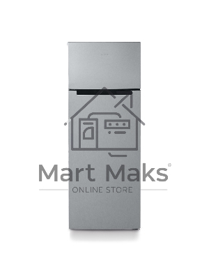 Холодильник Бирюса M6135 металлик двухкамерный 240/60л морозилка сверху, автоматическое оттаивание