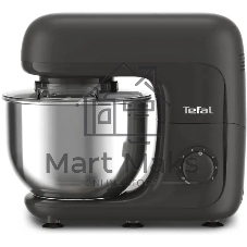 Кухонная машина Tefal Bake Essential QB161H38, черный/серебристый