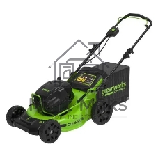 Газонокосилка аккумуляторная Greenworks GC82HPLM51, 24 В, 2 Ач Газонокосилка аккумуляторная Greenworks GC82HPLM51, 24 В, 2 Ач
