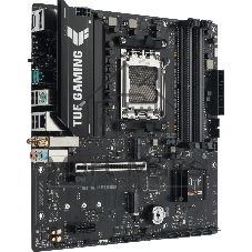 Материнская плата ASUS TUF GAMING A620M-A PLUS WIFI, AM5, AMD A620A, 4xDDR5, 4xSATA, 2xM.2, 1xPCIe 4.0 x16, 1xPCIe 3.0 x1, 1xHDMI, 2xDP, 1x2.5Gb LAN, Wi-Fi 6, Bluetooth 5.3, 2xUSB-A 10Gbps, 4xUSB-A 2.0, 3x3.5 мм, 7.1, mATX