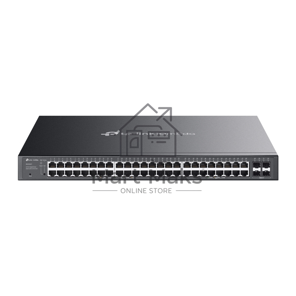 Коммутатор TP-Link Omada SG2452LP, 48×1 Гбит/с + 4×1 Гбит/с SFP, управляемый