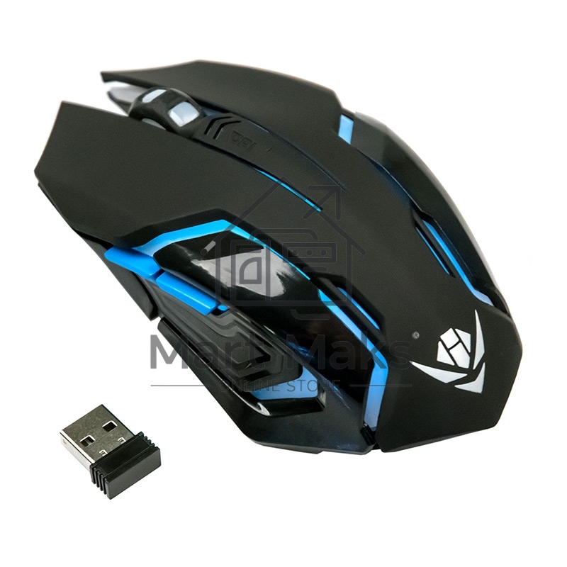 Мышь Dialog MROG-20UR Nakatomi Gaming RF 2.4G Optical - игровая, 6 кнопок+ролик, 7ми цветная подсветка