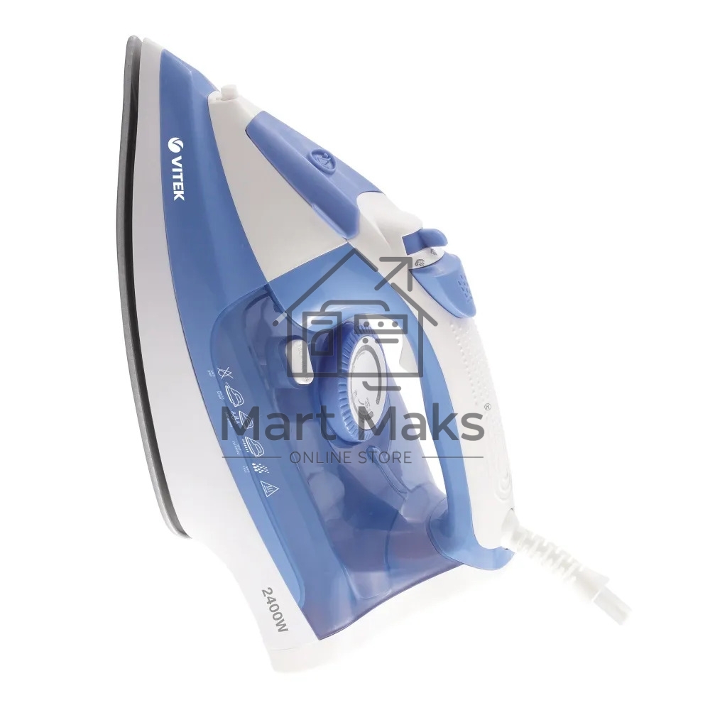 Утюг Vitek VT-8330 белый/голубой