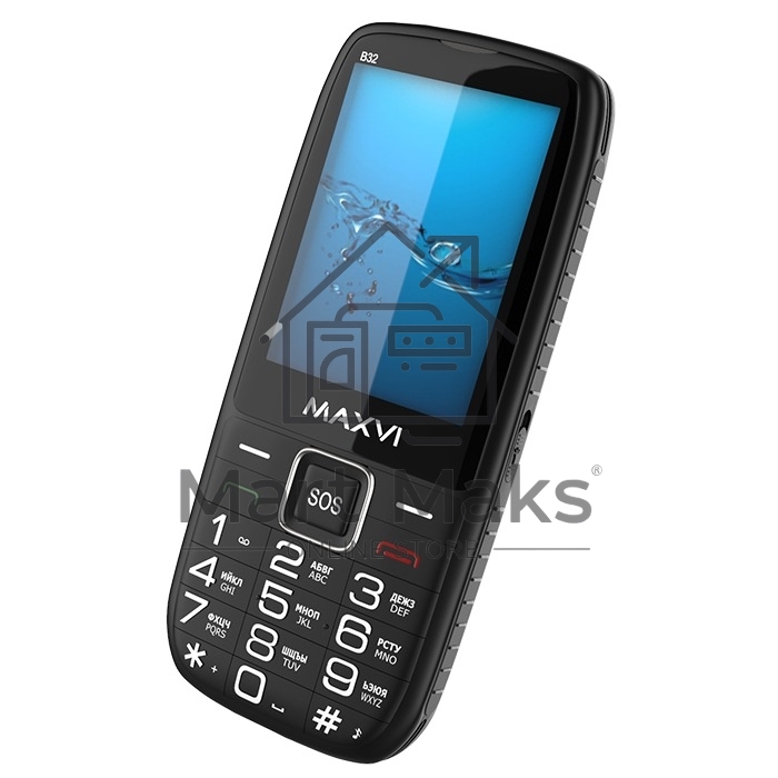 Мобильный телефон Maxvi B32 черный