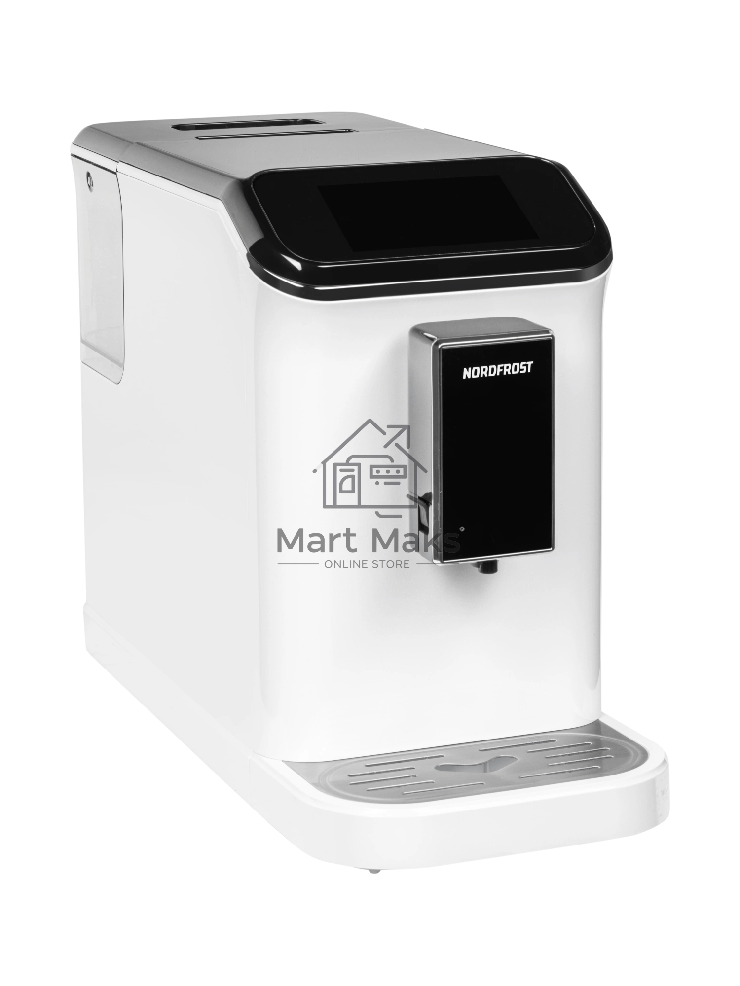 Кофемашина автоматическая Nordfrost HOME 300 W белый/черный, исп. кофе - зерновой, 1.5 л, 1350 Вт, 20 Бар