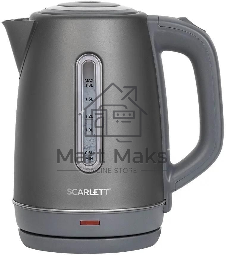 Чайник электрический Scarlett SC-EK21S42 1.8л. 1800Вт графит корпус: пластик