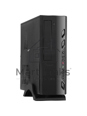 Компьютерный корпус ExeGate EX268693RUS Компьютерный корпус MiniITX ExeGate MI-208 Black, miniITX/mATX, (M300, 80мм), 2*USB, Audio