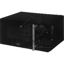 Микроволновая печь WILLZ MOS-1706MB черный, 17 л, 700 Вт, переключатели — поворотный механизм
