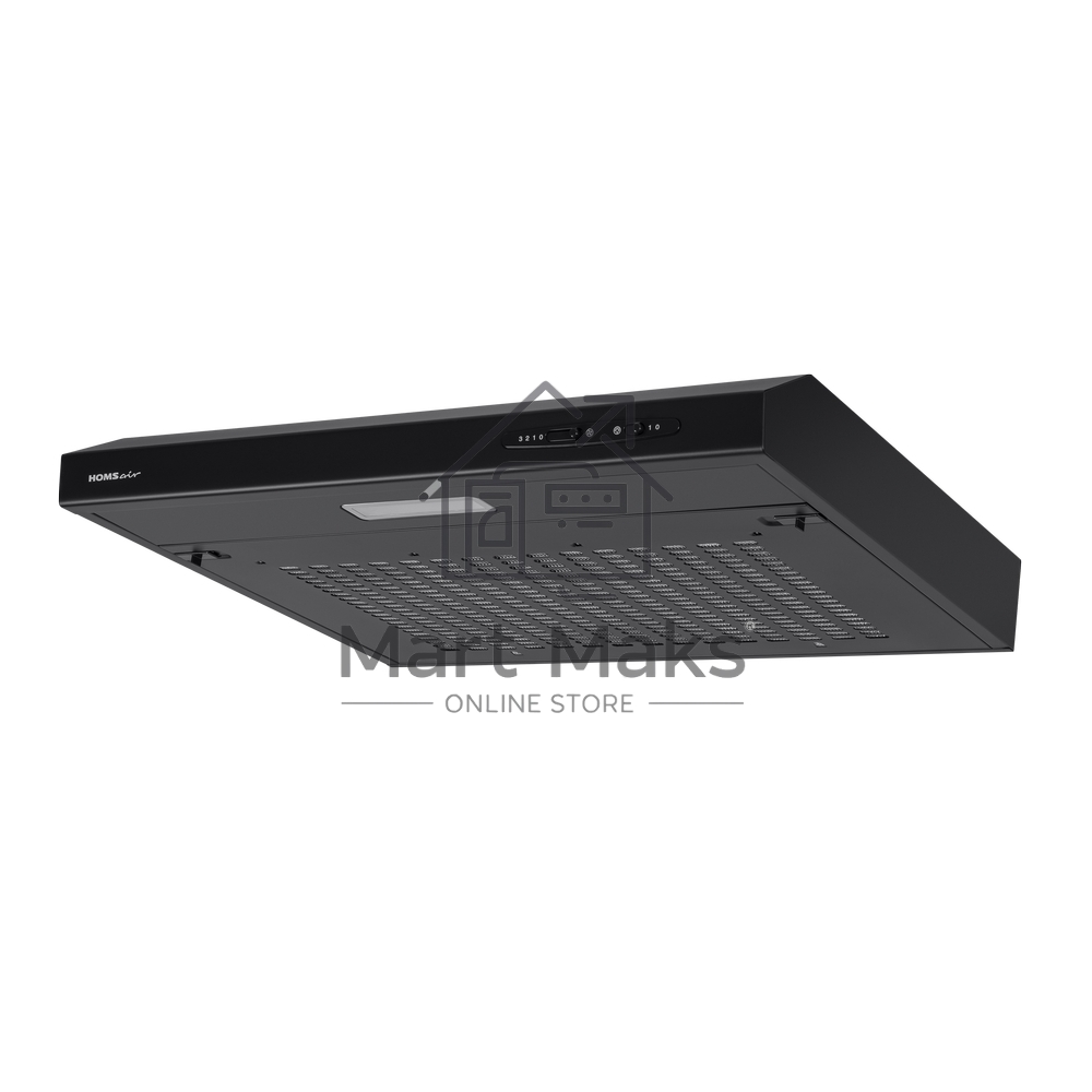 Вытяжка подвесная HOMSair Horizontal 50 черный, 50 см, 420 куб. м/ч, 45 дБ