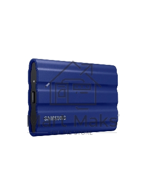 Внешний SSD Samsung T7 Shield, 1TB, USB 3.2 Gen 2 Type-C, R/W 1050/1000, синий