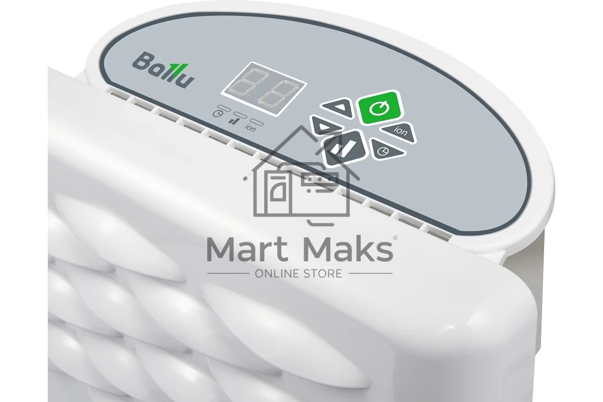Конвектор Ballu Ettore BEC/ETER-1500 белый, 1500 Вт, 20 м2, термостат, дисплей