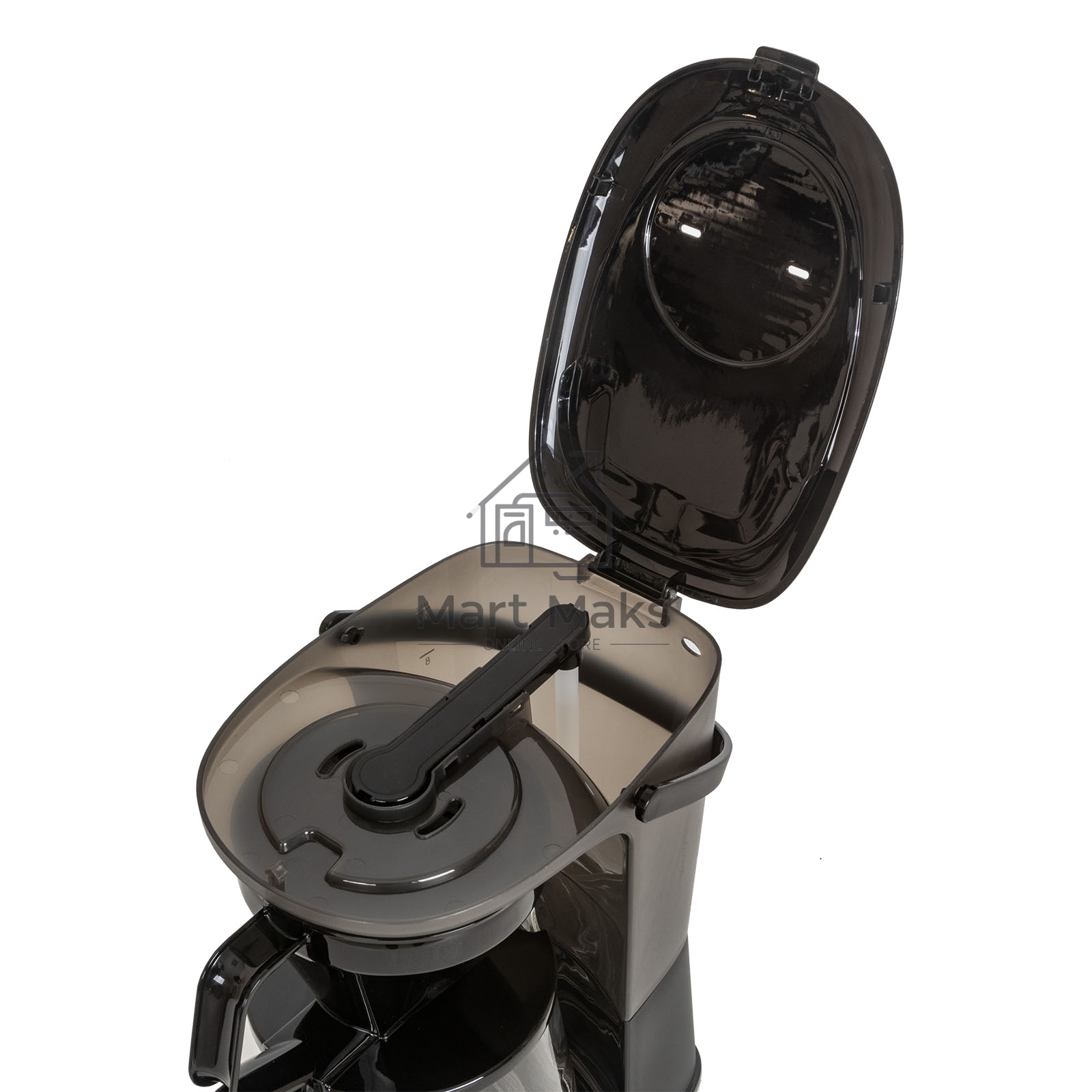 Кофеварка капельная SUPRA CMS-1240 черный, исп. кофе - молотый, 1.25 л, 750 Вт.