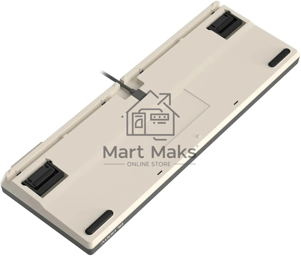 Клавиатура A4Tech Bloody S98 Pixels Blue проводная USB серый/бежевый