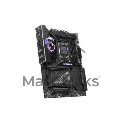 Материнская плата MSI MPG Z890 CARBON WIFI, LGA 1851, Intel Z890, 4xDDR5, 4xSATA, 5xM.2, 1xPCI-E 5.0 x16, 1xPCI-E 5.0 x8, 1xPCI-E 4.0 x4, 1xHDMI, 2xUSB-C Thunderbolt 4, 1xUSB-C 3.2 Gen 2, 10xUSB-A 3.2 Gen 2, 2x 5Gb LAN, 2x3.5 мм, 7.1, ATX