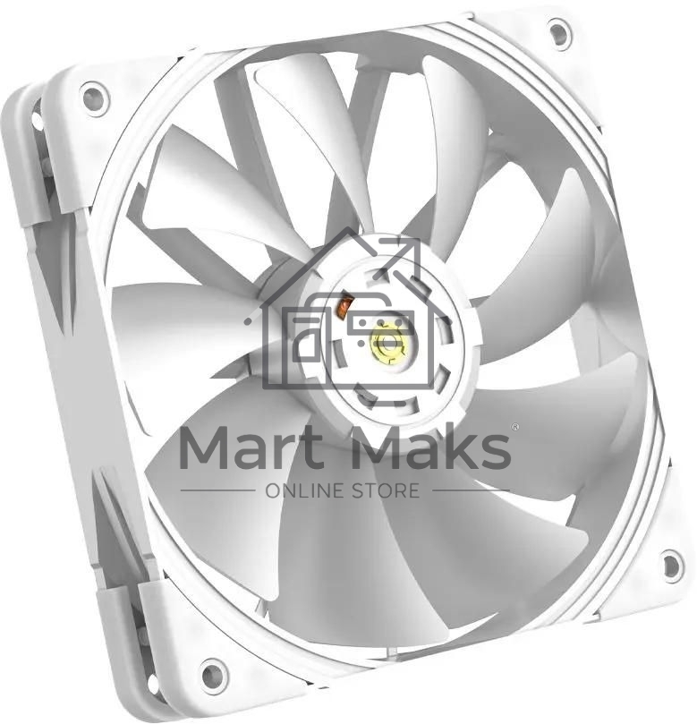 Вентилятор для корпуса PCCooler P120 PRO белый, 120 мм, 1850 об/мин, 33.8 дБ, 4 pin