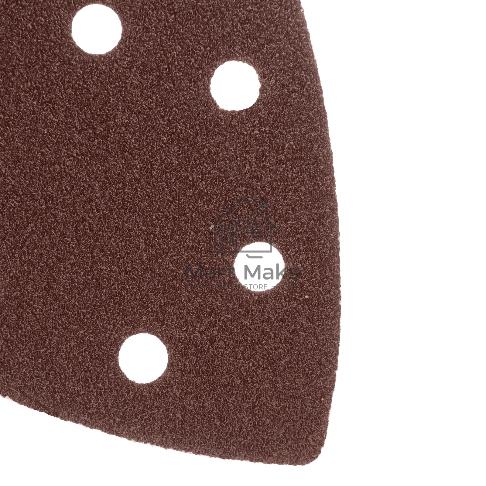 Треугольник абразивный Denzel на ворc. подложке под 