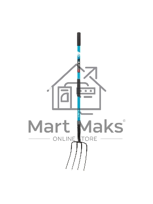 Вилы Palisad LUXE 4-х рогие,сенные, кованые, 210х310х1510 мм, фибергласовый черенок, ПВХ накладка