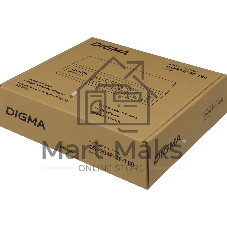 Коммутатор Digma DSP204F-2F-T80, 6×100 Мбит/с, неуправляемый