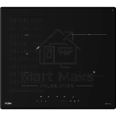 Индукционная варочная поверхность Haier HHX-Y64TFVB, 4 конфорки, с зоной расширения, стеклокерамика, 7000 Вт