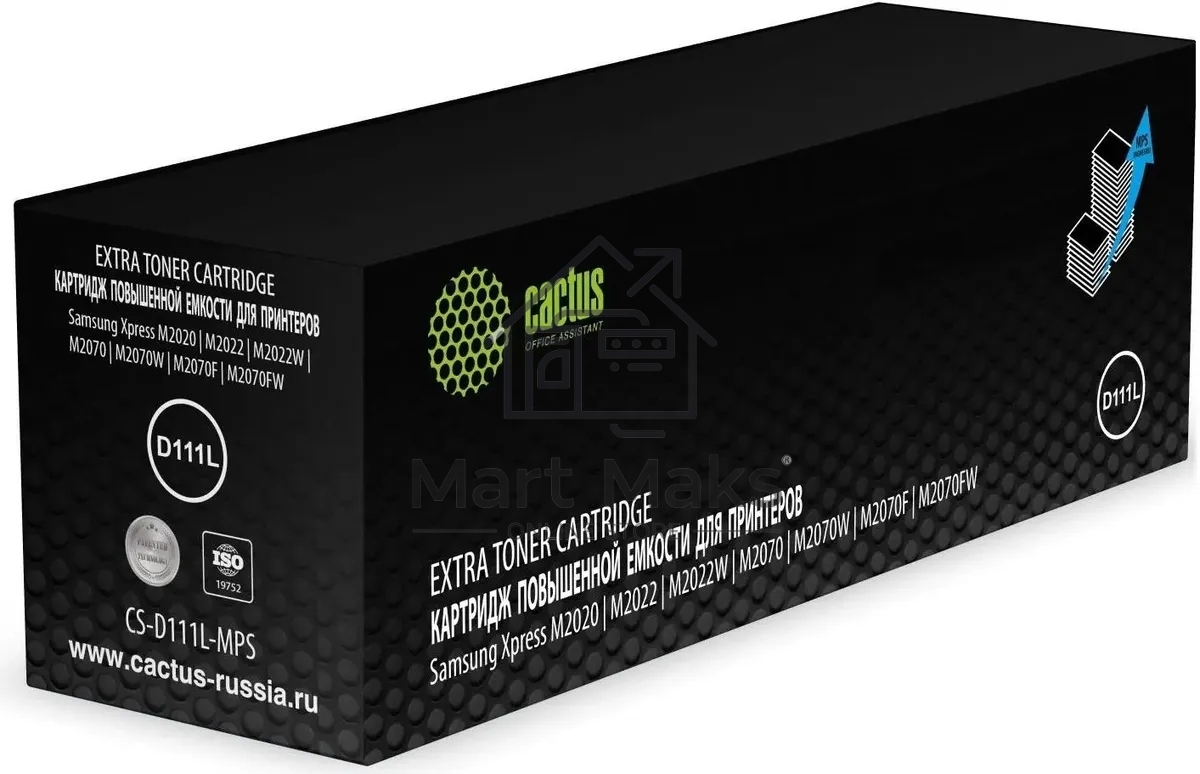 Картридж лазерный Cactus CS-D111L-MPS черный (3000стр.) для Samsung Xpress M2022, M2020, M2021, M2020W, M2070, M2070FW, M2071, M2071FH, M2021W, M2022W, M2070F, M2070W, M2071F