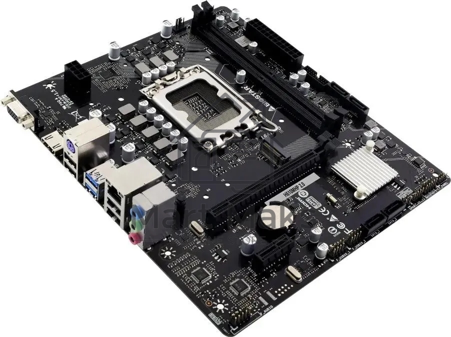 Материнская плата Biostar H610MHP 2.0, LGA 1700, Intel H610, 2xDDR4, 4xSATA, 1xM.2, 1xPCIe 4.0 x16, 1xPCIe x1, 1xHDMI, 1xVGA, 1x 1Gb LAN, 2xUSB-A 3.2 Gen 1, 4xUSB-A 2.0, 3x3.5 мм, 7.1, mATX