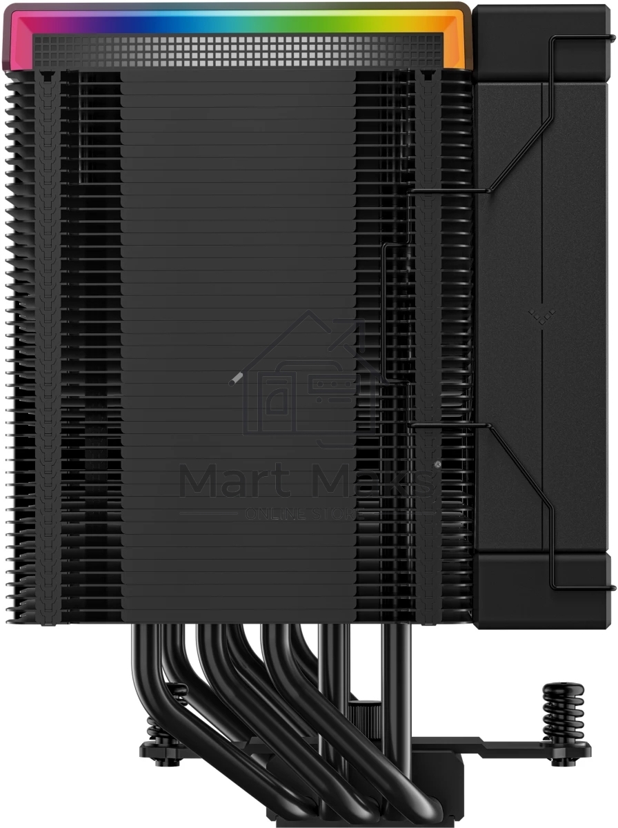 Кулер для процессора DEEPCOOL AK500 DIGITAL PRO черный, 120 мм, алюминий/медь, 1750 об/мин, 25 дБ, 4 pin, 162 мм