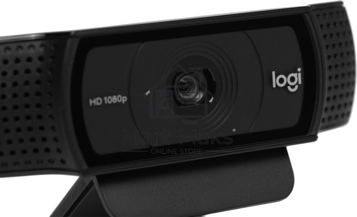 Веб-камера Logitech C920 HD Pro Webcam (Full HD 1080p/30fps, автофокус, угол обзора 78°, стереомикрофон, кабель 1.5м)