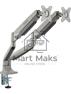 Кронштейн для мониторов ЖК Digma D-MM302D серый 17