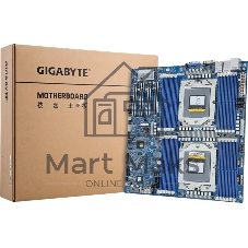 Серверная материнская плата Gigabyte MZ73-LM1, 2xSP5, AMD EPYC 9004/9005, 24xDDR5 RDIMM (до 4096 ГБ, 4800 МГц), 3xSlimSAS, 4xPCIe 4.0 x16, 1xM.2 22110, 2x10Gb LAN, 1xGb LAN (IPMI), 2xUSB-A 5Gbps, 1xVGA, 1xCOM, EATX