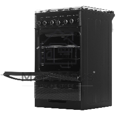 Плита газовая Gefest ПГ 5300-02 0046 черный, конфорок 4 шт, духовка 52 л, 50 см x 85 см x 58.5 см
