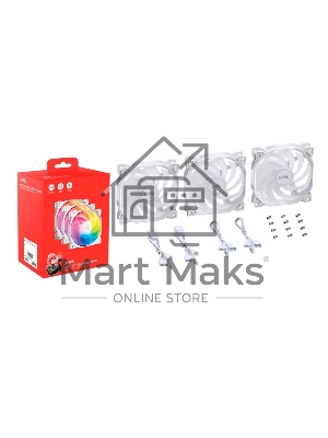 Комплект вентиляторов для корпуса ADATA XPG VENTO 120 ARGB PWM белый, 120 мм, 1850 об/мин, 21 дБ, 4 pin