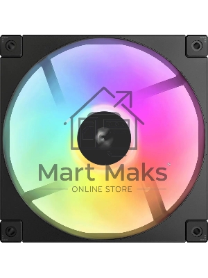 Вентилятор для корпуса DEEPCOOL FD14 ARGB черный, 140 мм, 1650 об/мин, 25.2 дБ, 4 pin