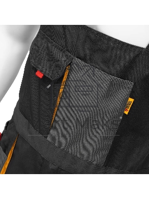 Полукомбинезон профессиональный рабочий Denzel 65% полиэстер 35% хлопок, XL